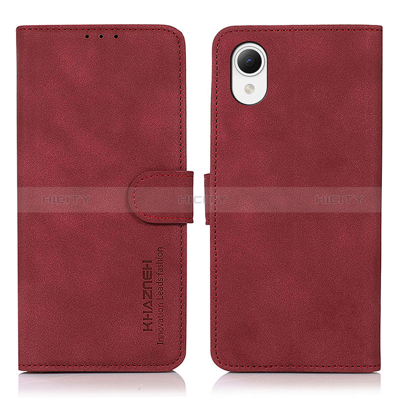 Funda de Cuero Cartera con Soporte Carcasa N02P para Samsung Galaxy A23e 5G Rojo