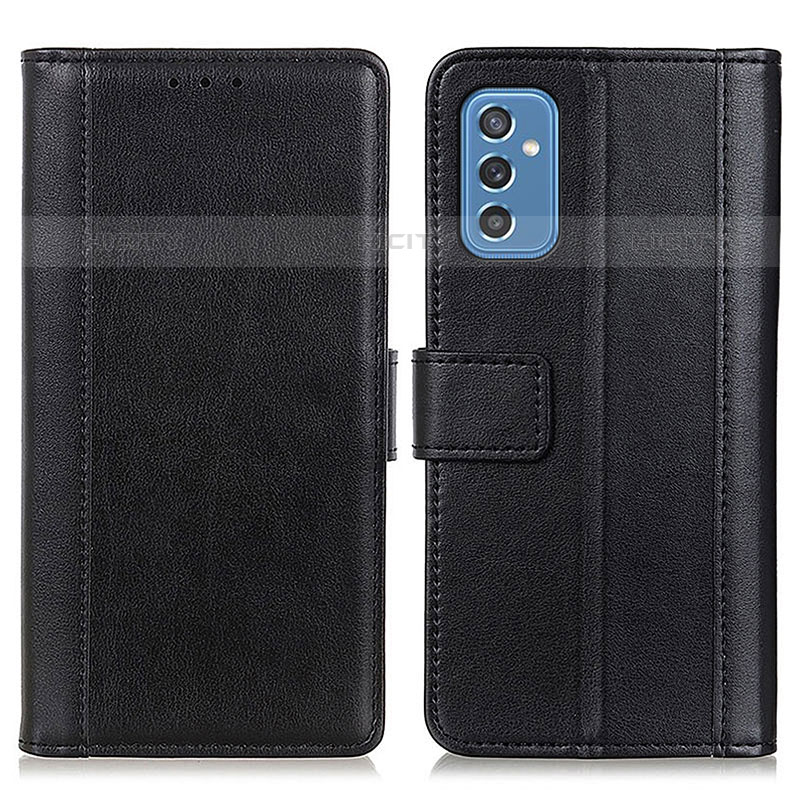 Funda de Cuero Cartera con Soporte Carcasa N02P para Samsung Galaxy M52 5G Negro