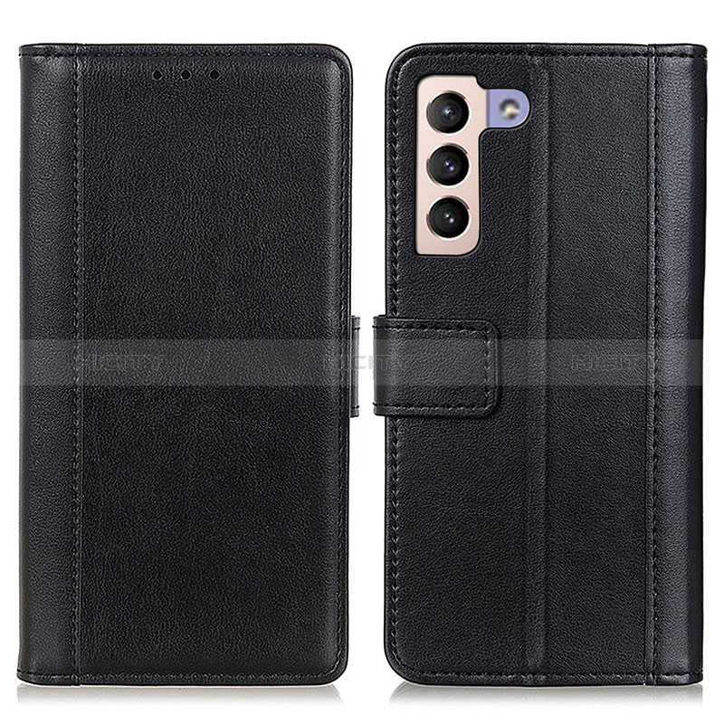 Funda de Cuero Cartera con Soporte Carcasa N02P para Samsung Galaxy S24 5G Negro