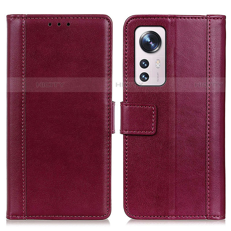 Funda de Cuero Cartera con Soporte Carcasa N02P para Xiaomi Mi 12 Lite 5G