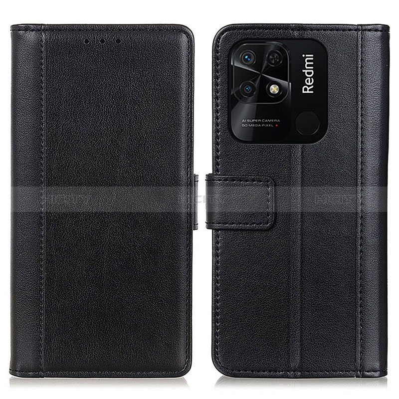 Funda de Cuero Cartera con Soporte Carcasa N02P para Xiaomi Redmi 10C 4G