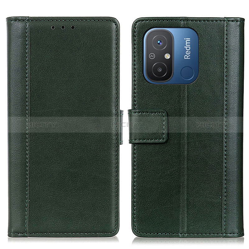 Funda de Cuero Cartera con Soporte Carcasa N02P para Xiaomi Redmi 12C 4G