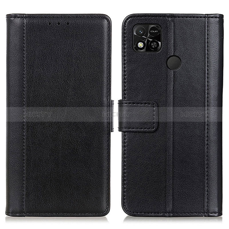 Funda de Cuero Cartera con Soporte Carcasa N02P para Xiaomi Redmi 9 India