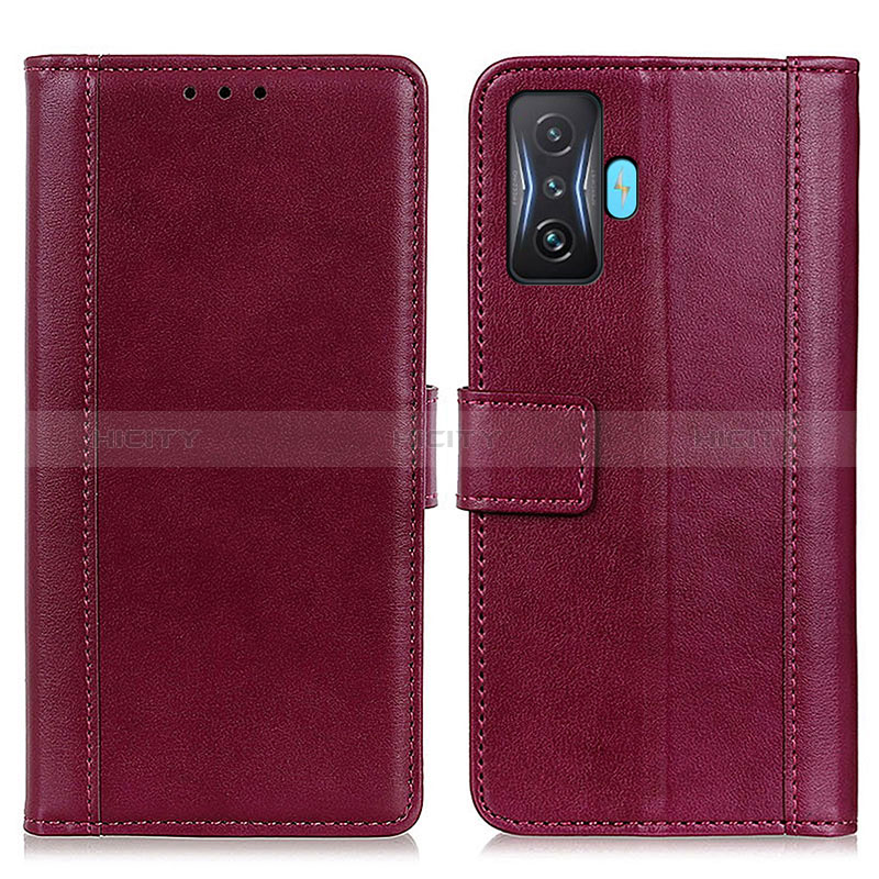 Funda de Cuero Cartera con Soporte Carcasa N02P para Xiaomi Redmi K50 Gaming 5G