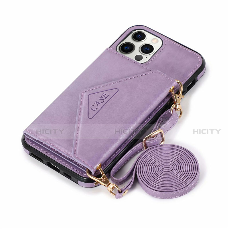 Funda de Cuero Cartera con Soporte Carcasa N03 para Apple iPhone 12 Pro