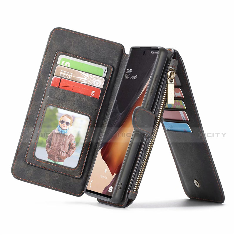 Funda de Cuero Cartera con Soporte Carcasa N03 para Samsung Galaxy Note 20 5G