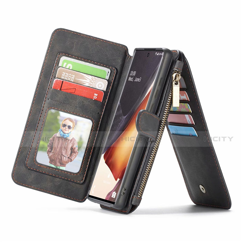 Funda de Cuero Cartera con Soporte Carcasa N03 para Samsung Galaxy Note 20 Ultra 5G