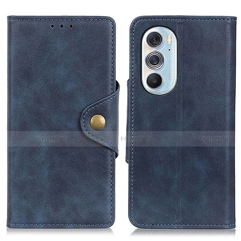 Funda de Cuero Cartera con Soporte Carcasa N03P para Motorola Moto Edge 30 Pro 5G