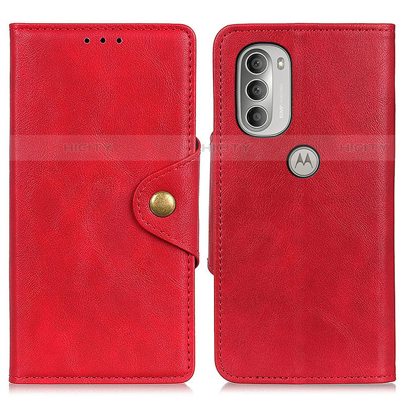 Funda de Cuero Cartera con Soporte Carcasa N03P para Motorola Moto G51 5G