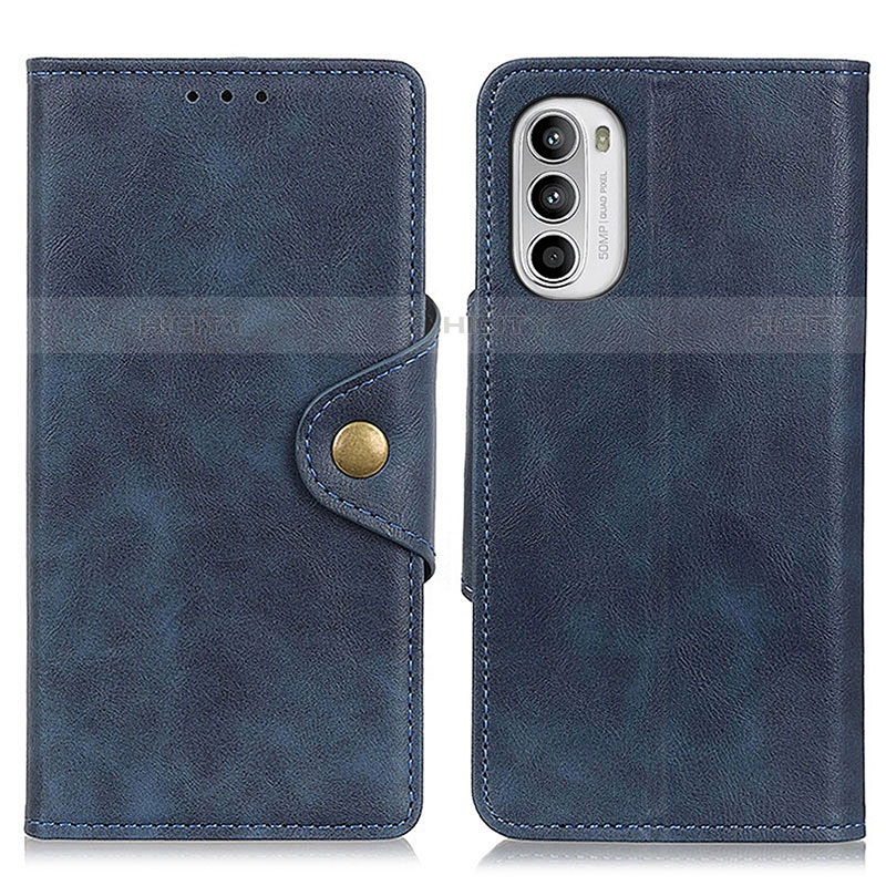 Funda de Cuero Cartera con Soporte Carcasa N03P para Motorola MOTO G52