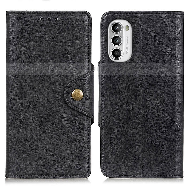 Funda de Cuero Cartera con Soporte Carcasa N03P para Motorola Moto G71s 5G