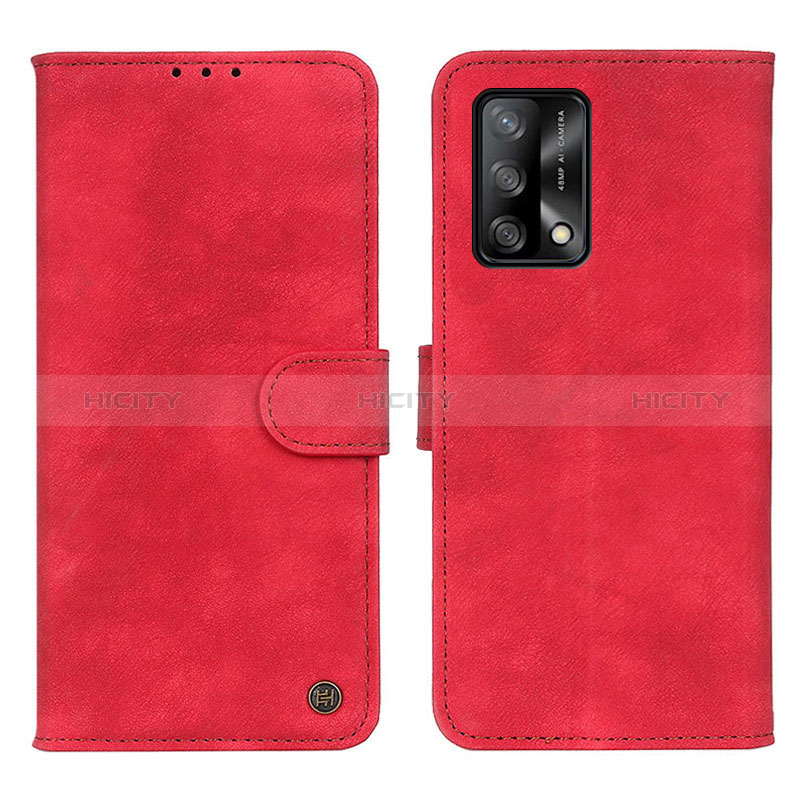 Funda de Cuero Cartera con Soporte Carcasa N03P para Oppo F19