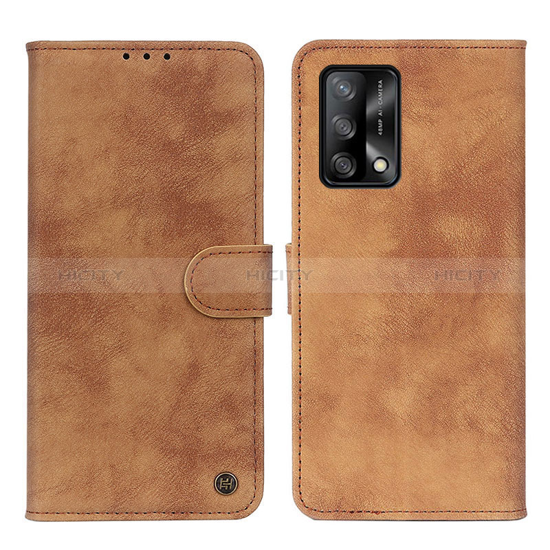 Funda de Cuero Cartera con Soporte Carcasa N03P para Oppo F19