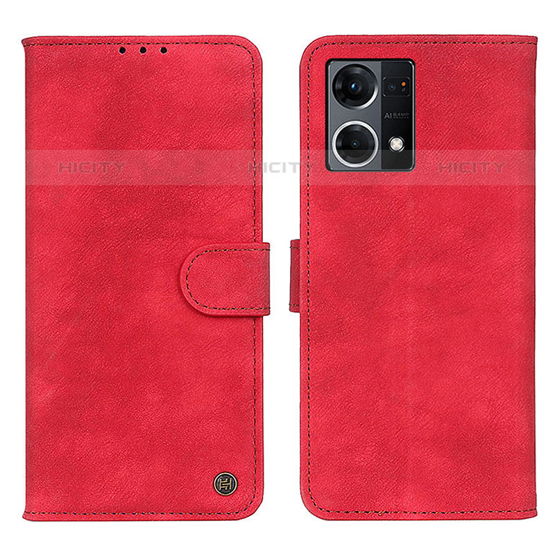 Funda de Cuero Cartera con Soporte Carcasa N03P para Oppo F21 Pro 4G