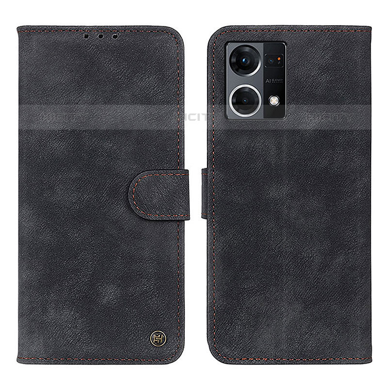 Funda de Cuero Cartera con Soporte Carcasa N03P para Oppo F21s Pro 4G