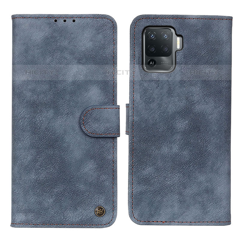 Funda de Cuero Cartera con Soporte Carcasa N03P para Oppo Reno5 F