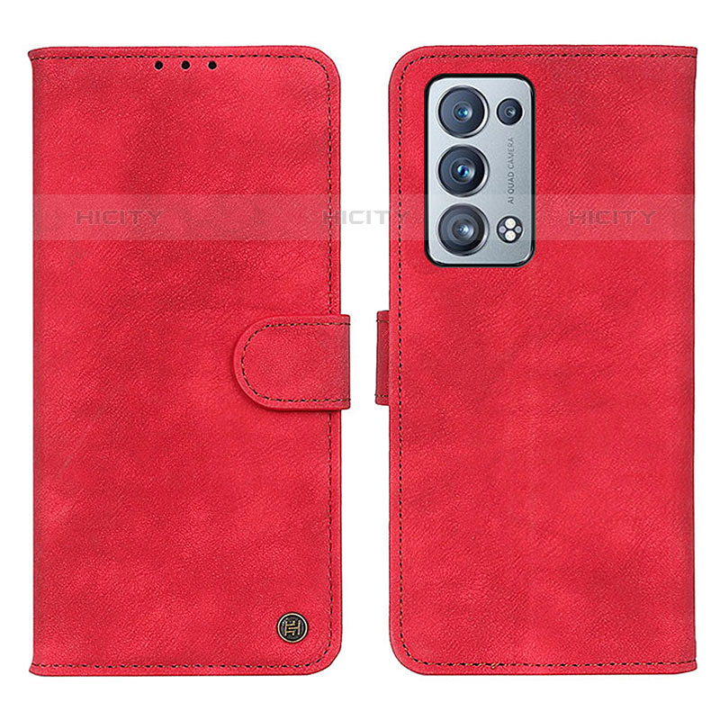 Funda de Cuero Cartera con Soporte Carcasa N03P para Oppo Reno6 Pro+ Plus 5G