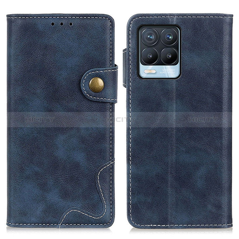 Funda de Cuero Cartera con Soporte Carcasa N03P para Realme 8 Pro