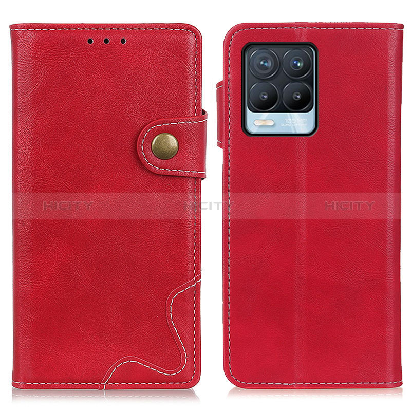 Funda de Cuero Cartera con Soporte Carcasa N03P para Realme 8 Pro