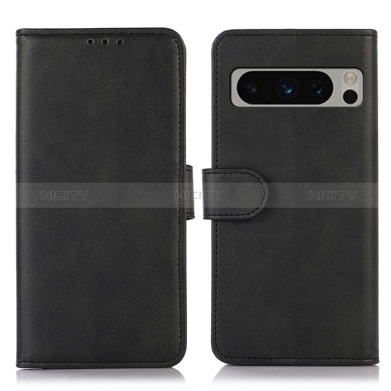 Funda de Cuero Cartera con Soporte Carcasa N04P para Google Pixel 8 Pro 5G Negro