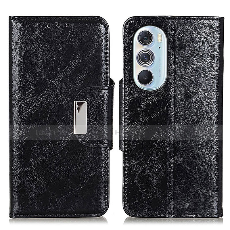 Funda de Cuero Cartera con Soporte Carcasa N04P para Motorola Moto Edge 30 Pro 5G