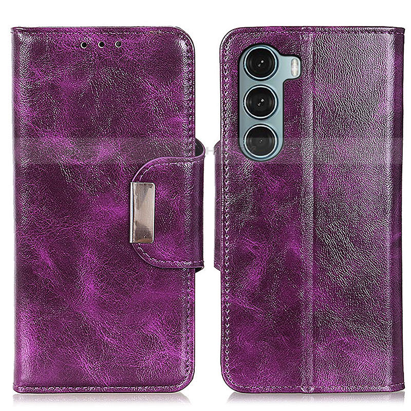 Funda de Cuero Cartera con Soporte Carcasa N04P para Motorola Moto Edge S30 5G