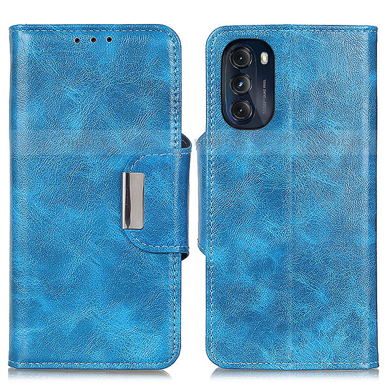 Funda de Cuero Cartera con Soporte Carcasa N04P para Motorola Moto G 5G (2022)