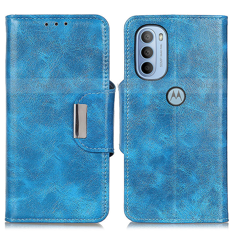 Funda de Cuero Cartera con Soporte Carcasa N04P para Motorola Moto G41