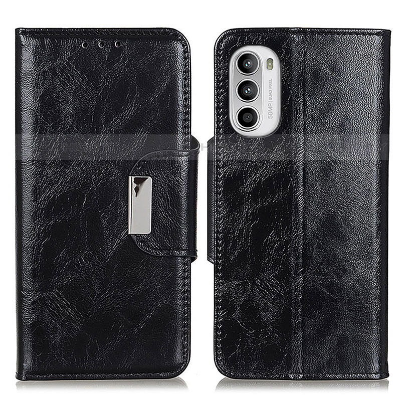 Funda de Cuero Cartera con Soporte Carcasa N04P para Motorola Moto G82 5G