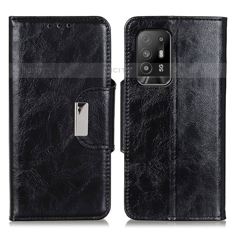 Funda de Cuero Cartera con Soporte Carcasa N04P para Oppo A95 5G