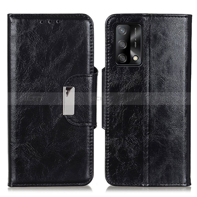 Funda de Cuero Cartera con Soporte Carcasa N04P para Oppo F19