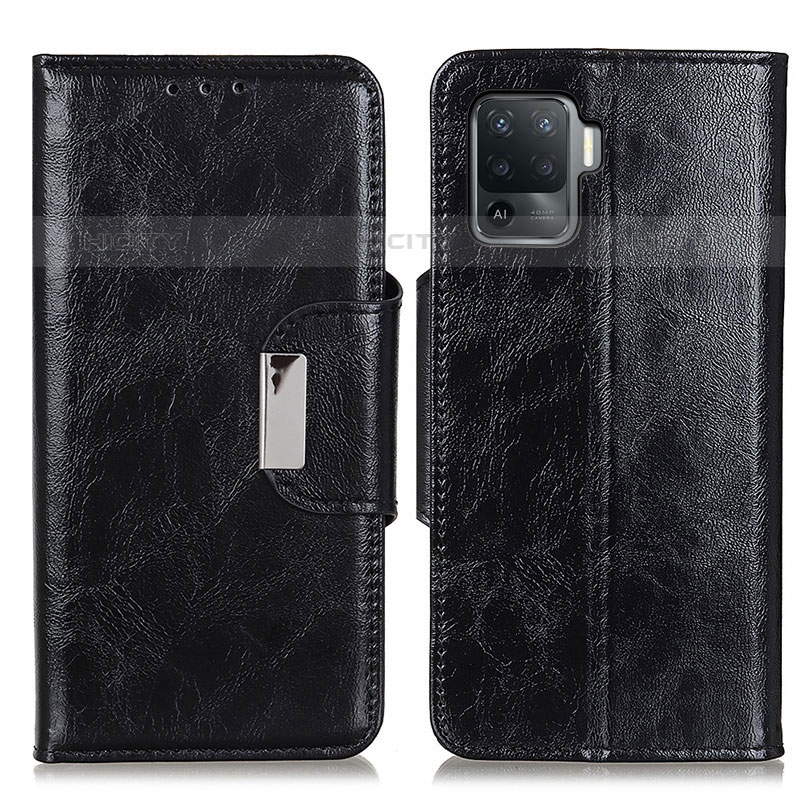 Funda de Cuero Cartera con Soporte Carcasa N04P para Oppo F19 Pro