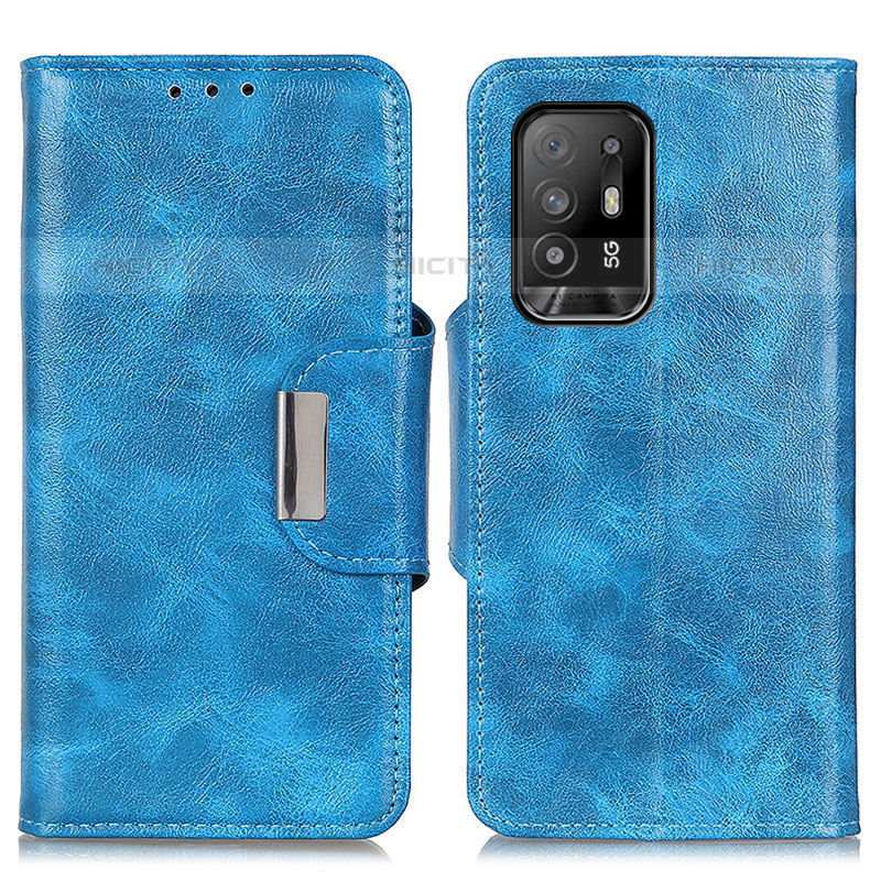 Funda de Cuero Cartera con Soporte Carcasa N04P para Oppo F19 Pro+ Plus 5G