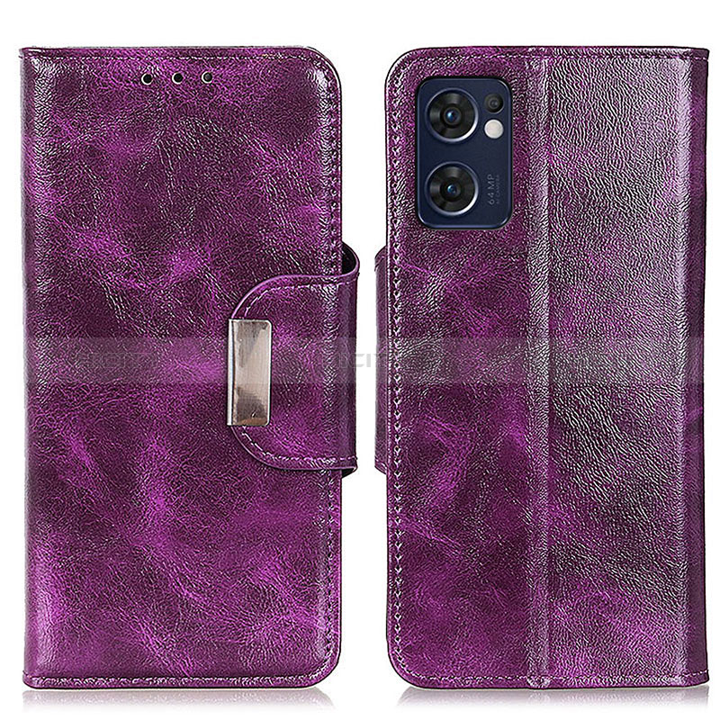 Funda de Cuero Cartera con Soporte Carcasa N04P para Oppo Find X5 Lite 5G