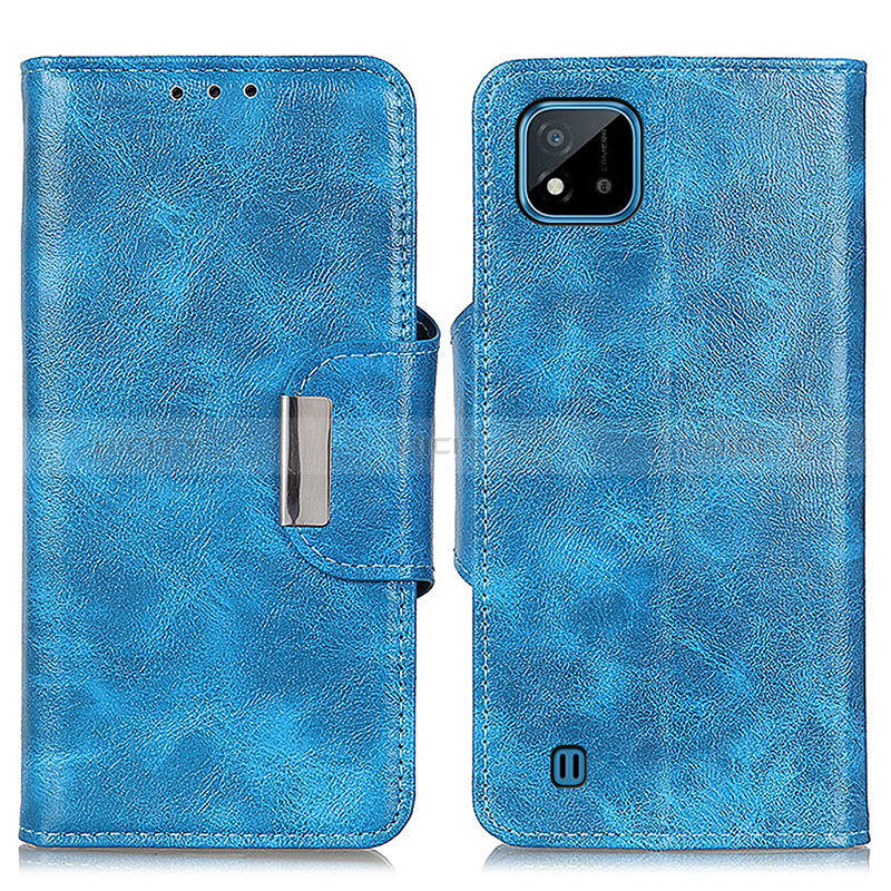 Funda de Cuero Cartera con Soporte Carcasa N04P para Realme C11 (2021)