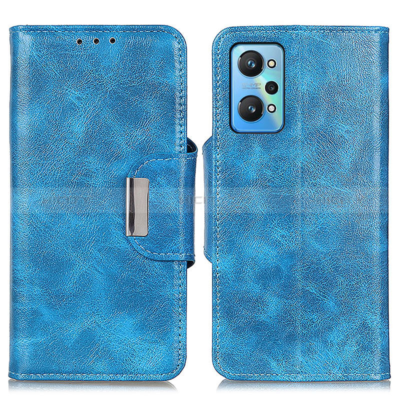 Funda de Cuero Cartera con Soporte Carcasa N04P para Realme GT Neo 3T 5G Azul Cielo