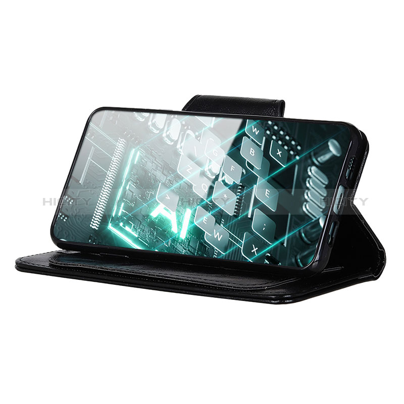 Funda de Cuero Cartera con Soporte Carcasa N04P para Samsung Galaxy Quantum2 5G