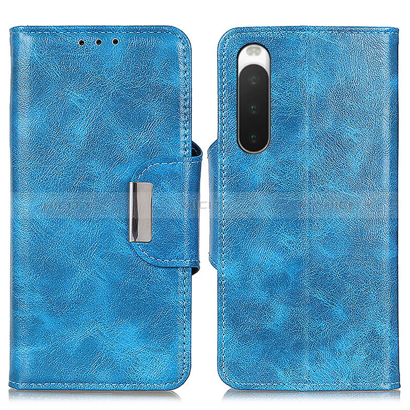 Funda de Cuero Cartera con Soporte Carcasa N04P para Sony Xperia 10 IV