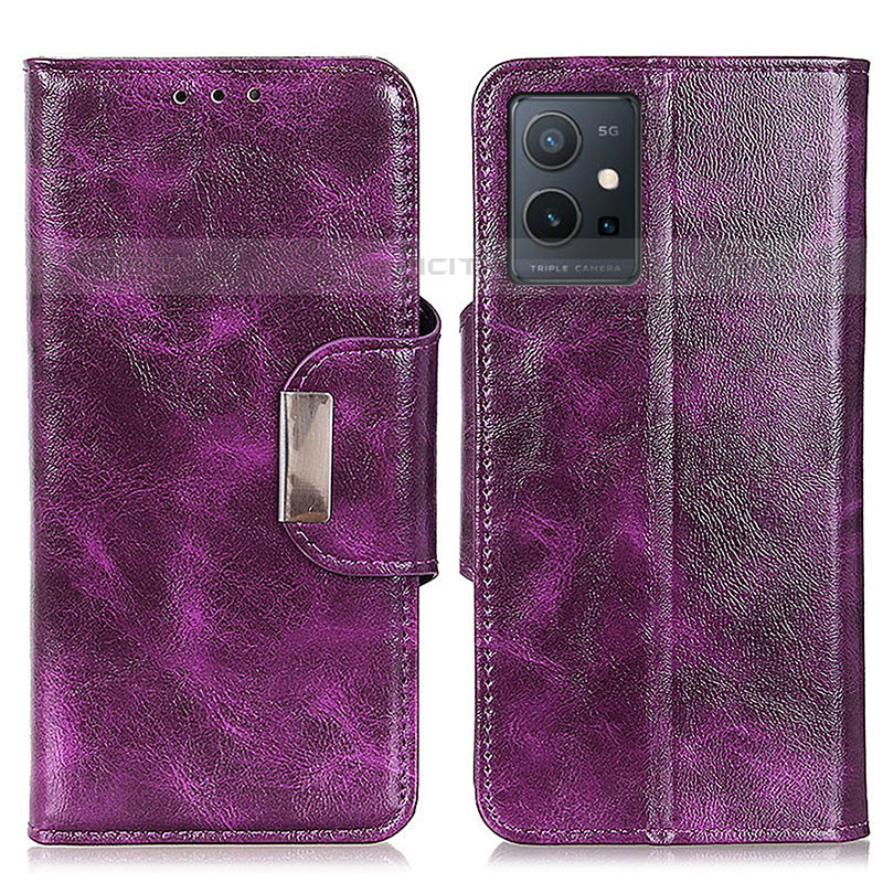 Funda de Cuero Cartera con Soporte Carcasa N04P para Vivo Y55 5G