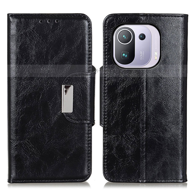 Funda de Cuero Cartera con Soporte Carcasa N04P para Xiaomi Mi 11 Pro 5G