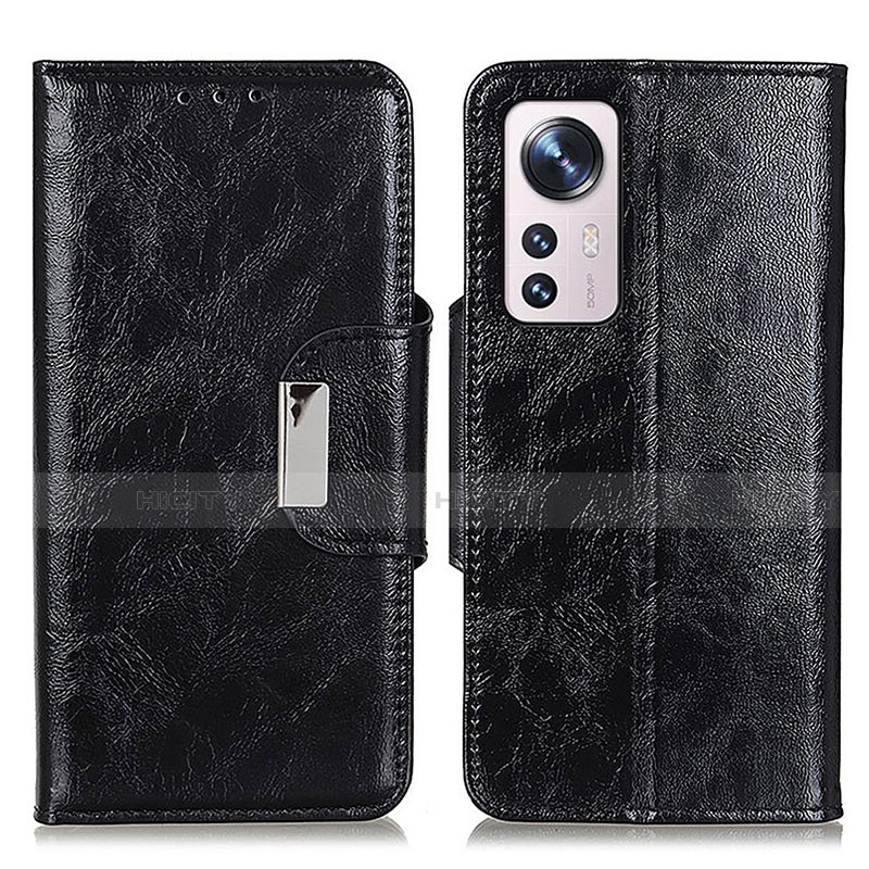 Funda de Cuero Cartera con Soporte Carcasa N04P para Xiaomi Mi 12 5G