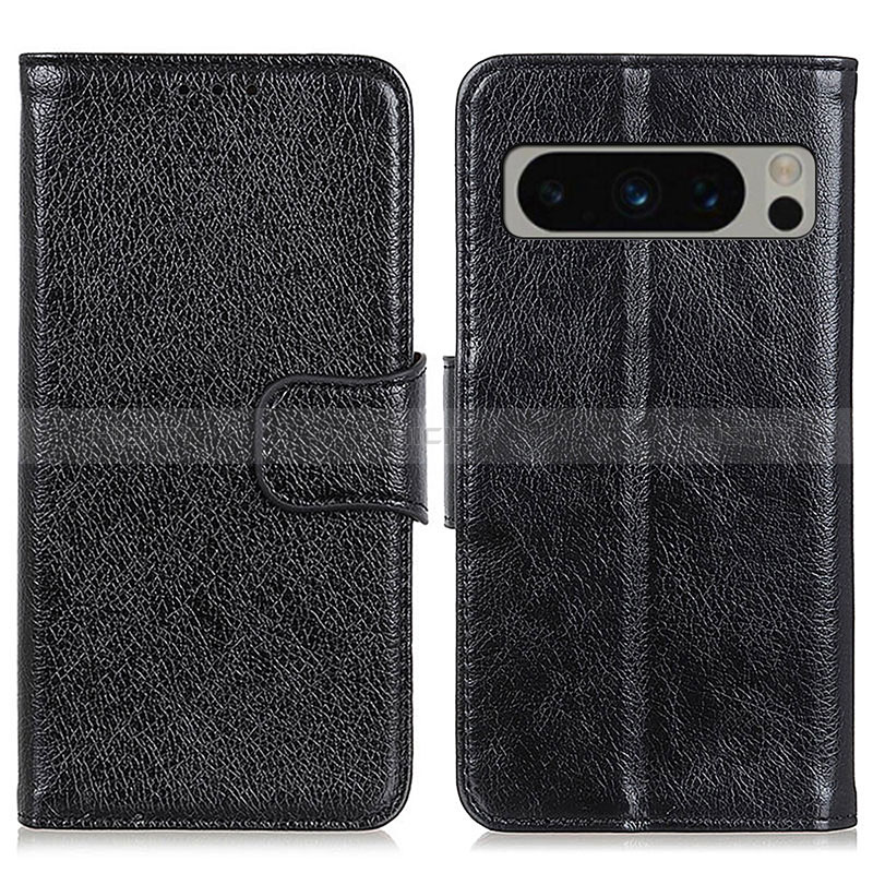 Funda de Cuero Cartera con Soporte Carcasa N05P para Google Pixel 8 Pro 5G Negro