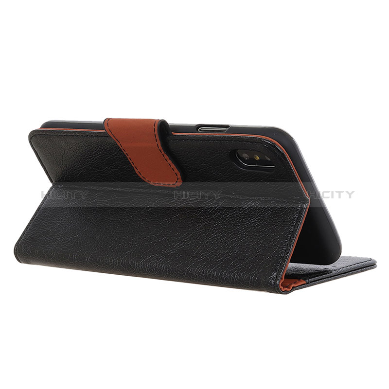 Funda de Cuero Cartera con Soporte Carcasa N05P para Huawei Honor X8a 4G