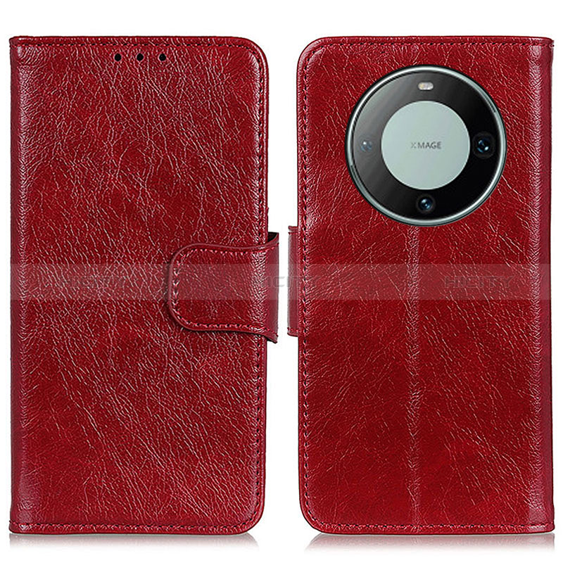 Funda de Cuero Cartera con Soporte Carcasa N05P para Huawei Mate 60