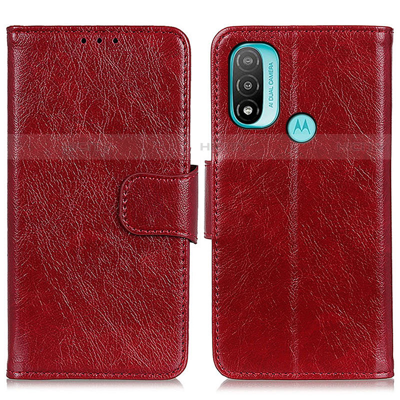 Funda de Cuero Cartera con Soporte Carcasa N05P para Motorola Moto E20