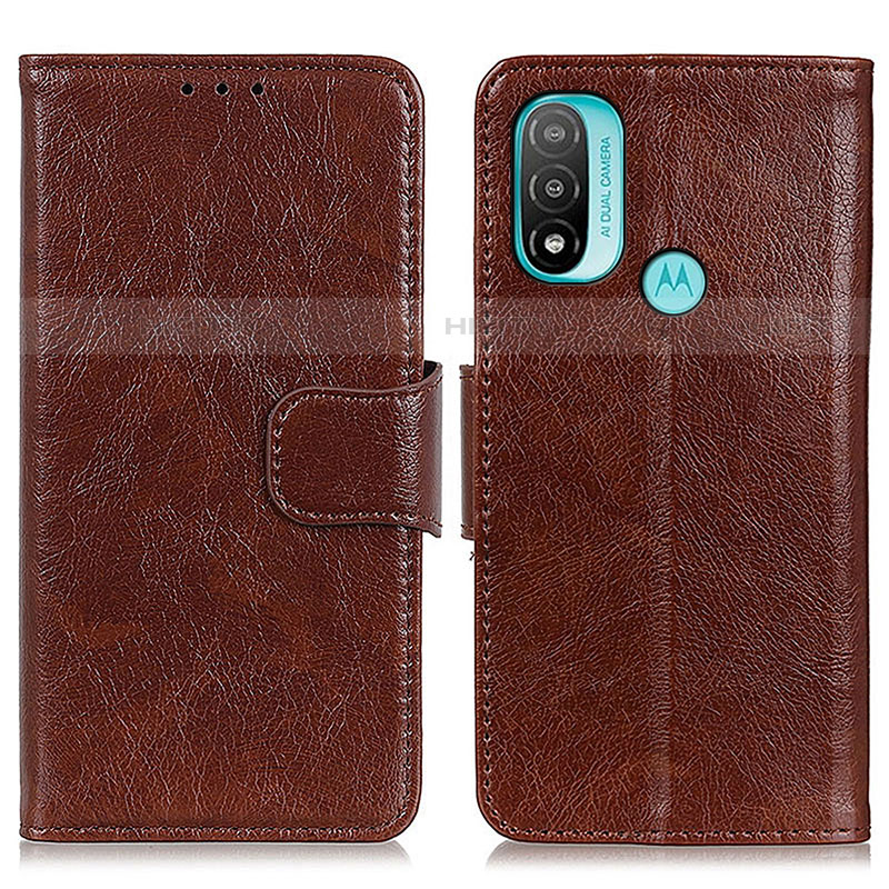 Funda de Cuero Cartera con Soporte Carcasa N05P para Motorola Moto E20