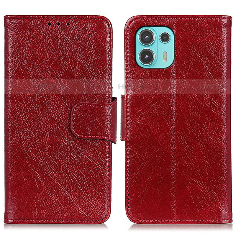 Funda de Cuero Cartera con Soporte Carcasa N05P para Motorola Moto Edge 20 Lite 5G