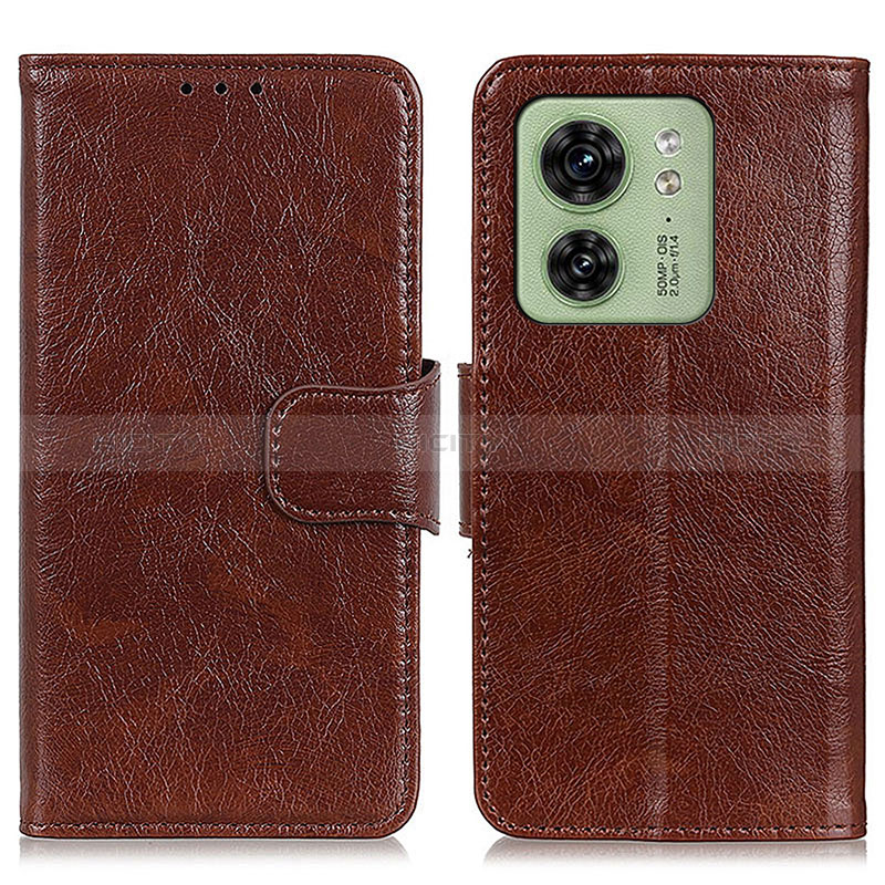 Funda de Cuero Cartera con Soporte Carcasa N05P para Motorola Moto Edge (2023) 5G