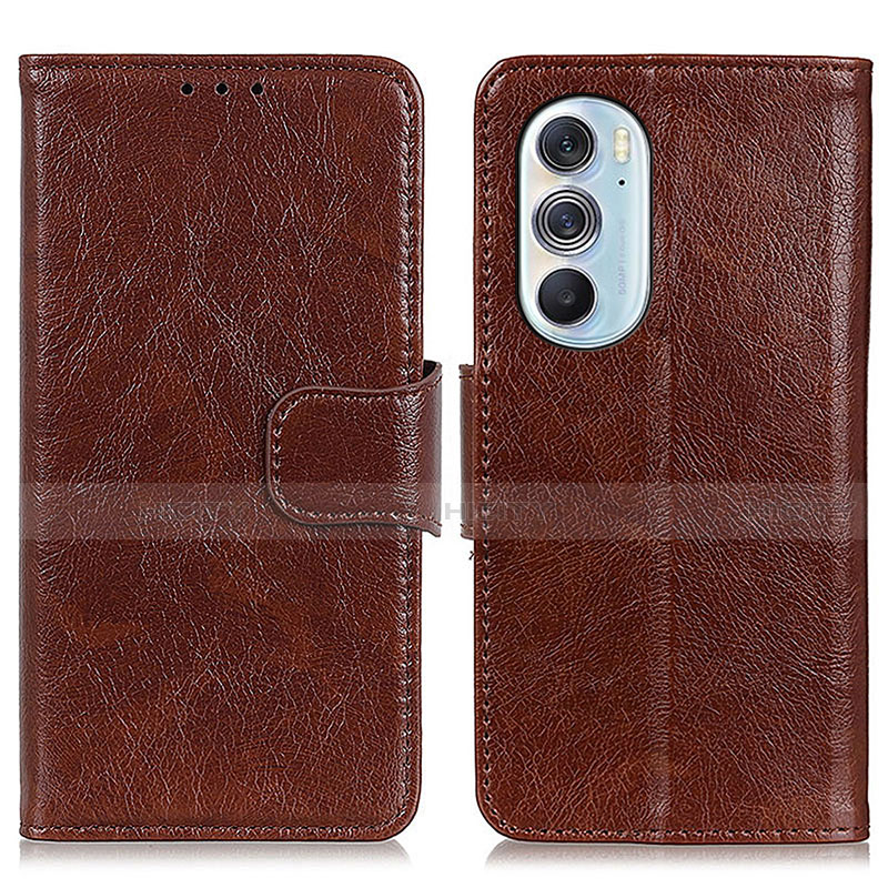 Funda de Cuero Cartera con Soporte Carcasa N05P para Motorola Moto Edge 30 Pro 5G