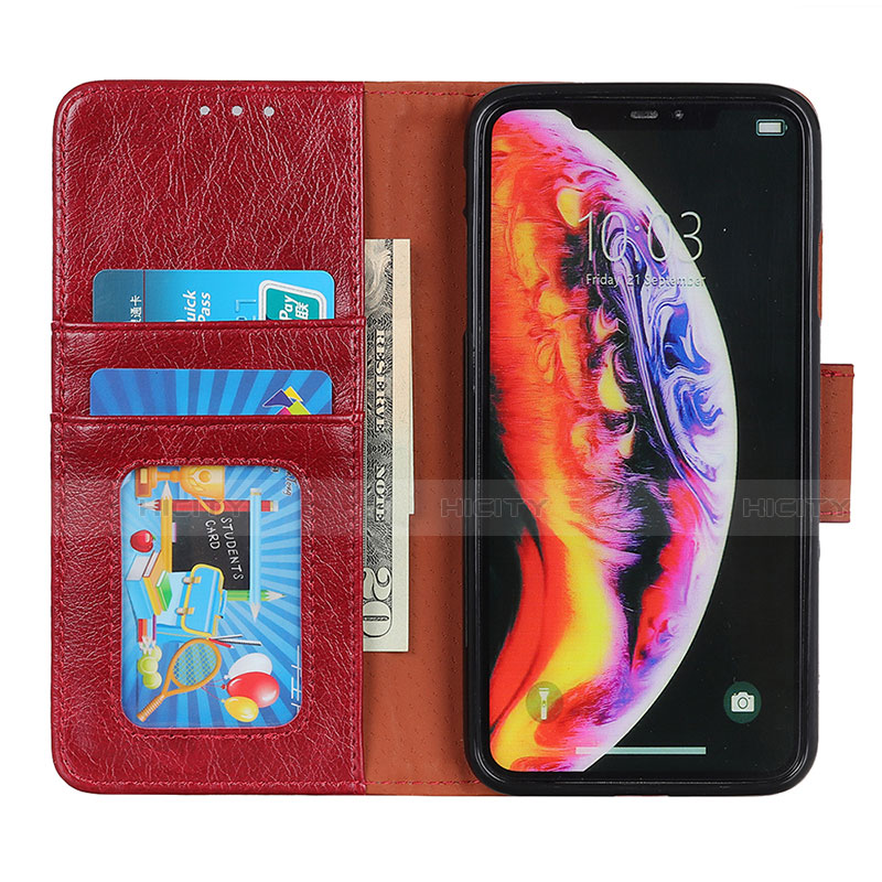 Funda de Cuero Cartera con Soporte Carcasa N05P para Motorola Moto Edge 30 Pro 5G